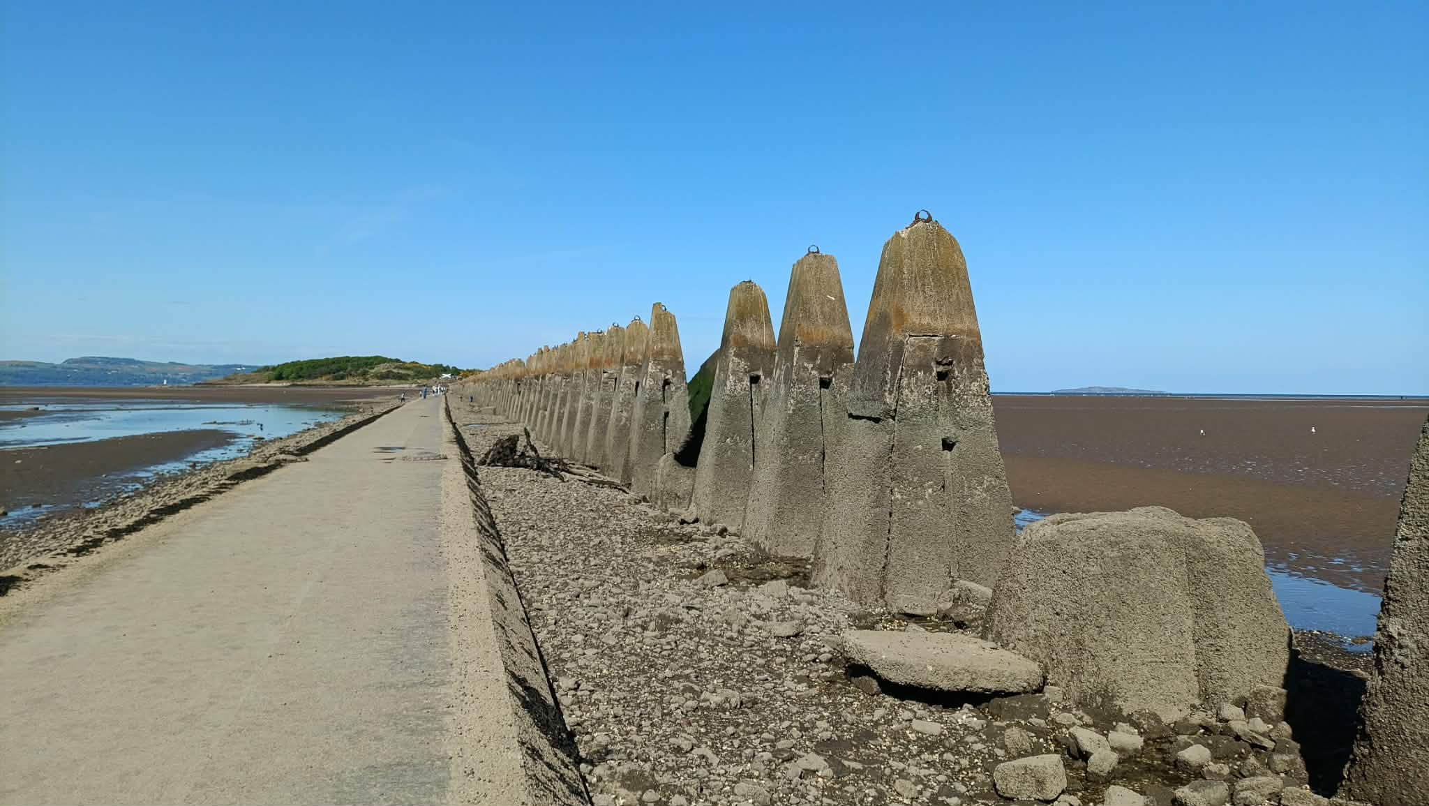 Cramond Village e Cramond Island