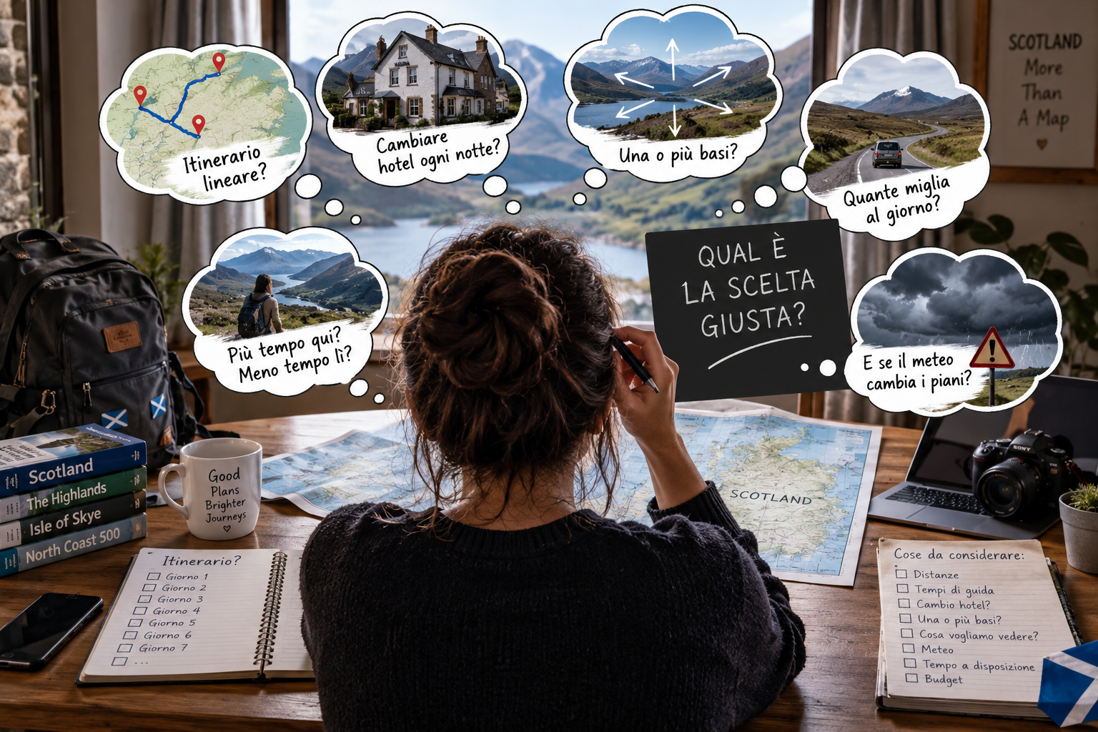 Road trip in Scozia: cambiare hotel ogni notte o scegliere delle basi?